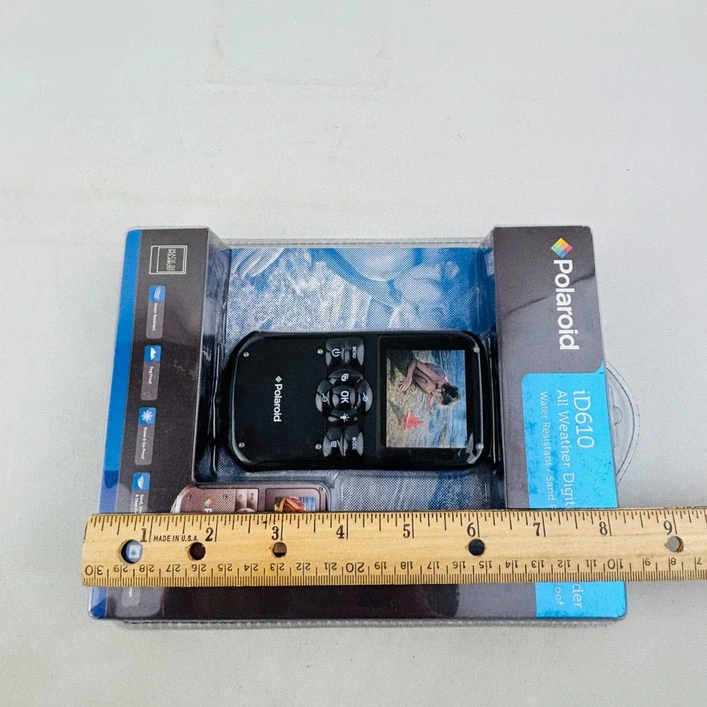 Polaroid iD610 All Weather Digital Camcorder Black iD610-BLK Water Resistant New